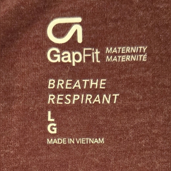 VEUC - Gap Maternity Hoodie - Burgundy/Maroon Colour; Size Large; Breathable - Picture 10 of 10